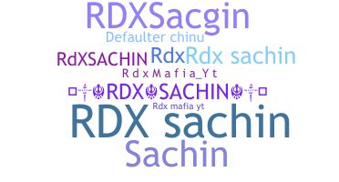 Nickname - Rdxsachin