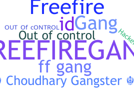 Nickname - Freefiregang