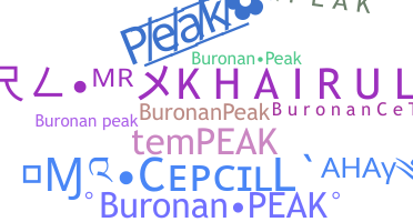 Nickname - BuronanPEAK
