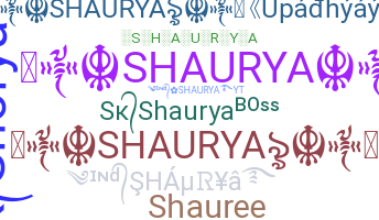 Nickname - shaurya