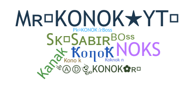 Nickname - konok