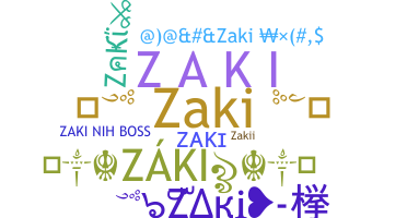 Nickname - zaki