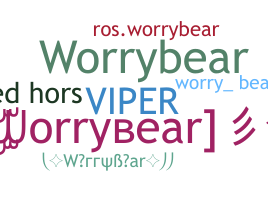 Nickname - WorryBear