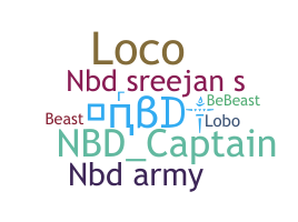 Nickname - NBD