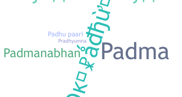 Nickname - Padhu