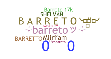 Nickname - Barreto