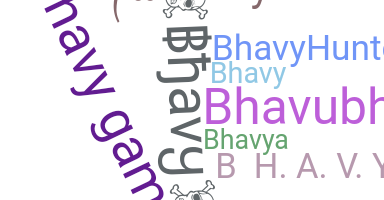 Nickname - bhavy