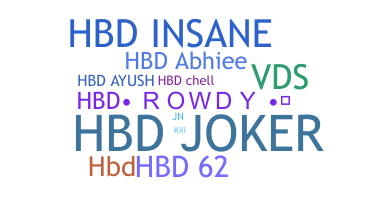 Nickname - HBD