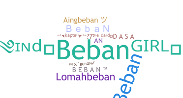 Nickname - BebaN