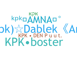 Nickname - kpk