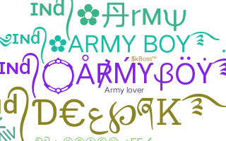 Nickname - armyboy
