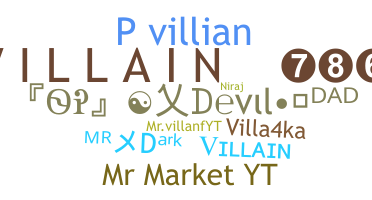 Nickname - villains