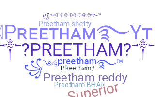 Nickname - Preetham