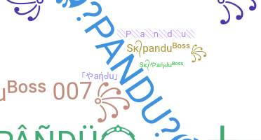 Nickname - Pandu