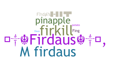 Nickname - Firdaus