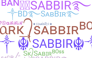 Nickname - Sabbir