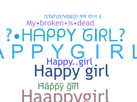 Nickname - happygirl
