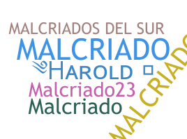 Nickname - Malcriados