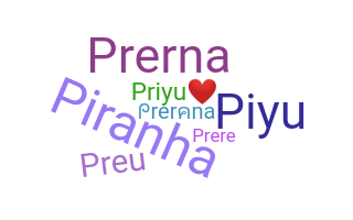 Nickname - Prerana