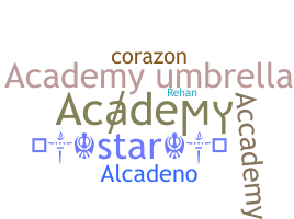 Nickname - academy