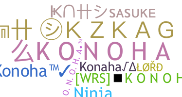 Nickname - Konoha