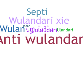 Nickname - Wulandari