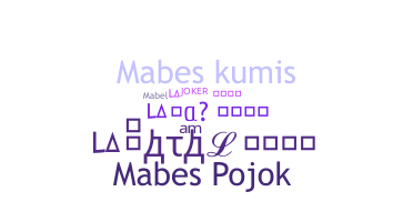 Nickname - mabes