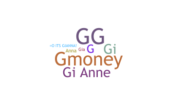 Nickname - Gianna