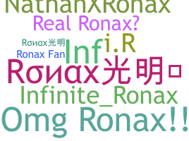 Nickname - ronax