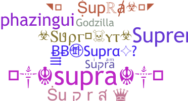 Nickname - Supra