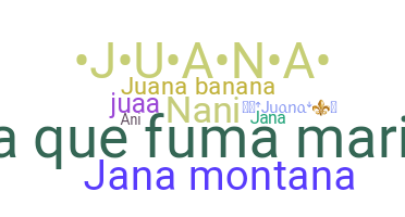 Nickname - Juana