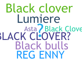 Nickname - BlackClover
