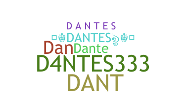 Nickname - Dantes