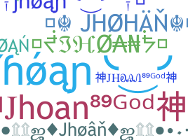 Nickname - Jhoan