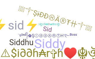 Nickname - Siddharth