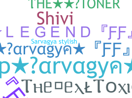 Nickname - Sarvagya