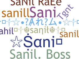 Nickname - Sanil