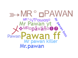 Nickname - MRPAWAN