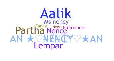 Nickname - Nency