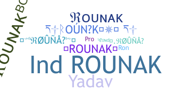 Nickname - rounak