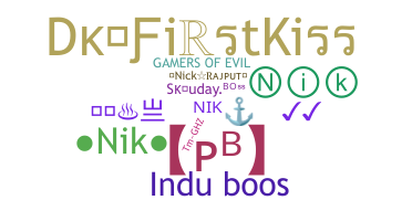 Nickname - Nik