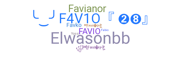 Nickname - favio