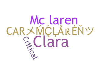 Nickname - Mclaren