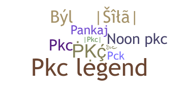 Nickname - pkc