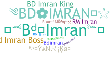 Nickname - BDIMRAN