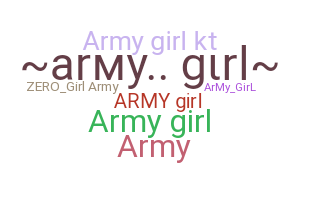 Nickname - armygirl