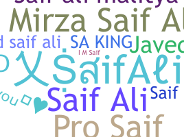 Nickname - SaifAli
