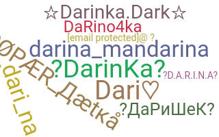 Nickname - Darina
