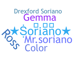 Nickname - Soriano