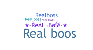 Nickname - realboss